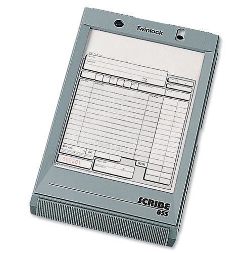 Image of Twinlock Scribe 855 Counter Sales Receipt Business Form 2-part 216x140mm Ref 71704 [pack 100]
