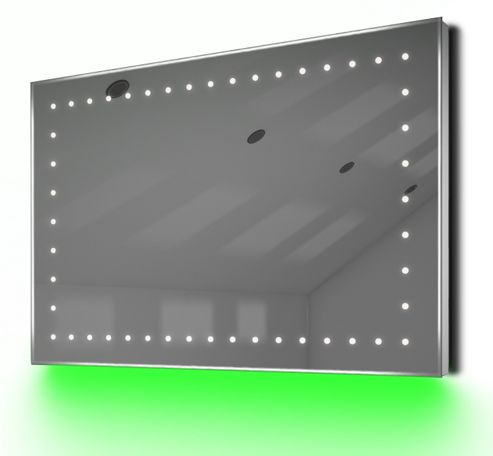 Image of Ambient Ultra-slim Led Bathroom Mirror With Demister Pad & Sensor K170g