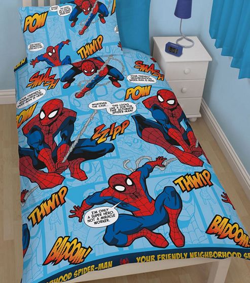 Image of Spiderman Single Bedding - Thwip