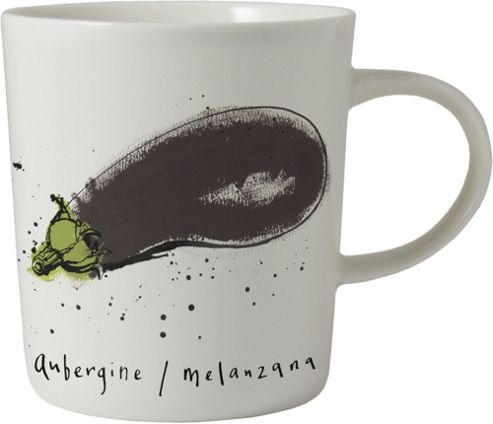 Image of Ecp Design Ltd Vegetali 8.5cm Porcelain Aubergine Mug