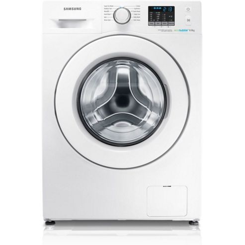 Image of Samsung Wf80f5e0w2w Ecobubble 8kg 1200rpm Freestanding Washing Machine White