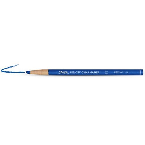 Image of Sharpie Peel Off China Marker - Blue