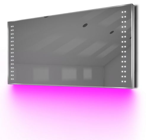 Image of Ambient Ultra-slim Led Bathroom Mirror With Demister Pad & Sensor K62p