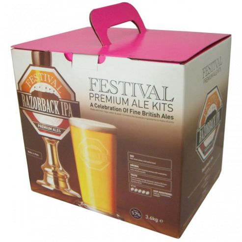 Image of Festival 40 Pint Home Brew Beer Kit - Razorback - India Pale Ale (ipa)