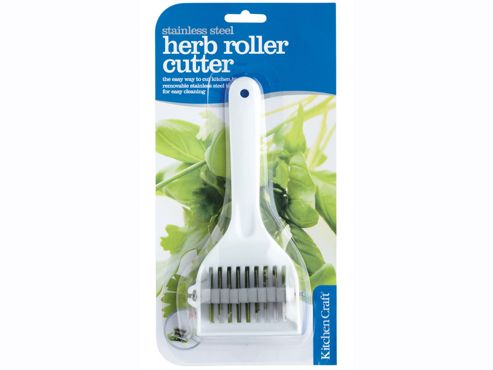 Image of Kitchen Craft Herb Roller Cutter + Stainless Steel Blade