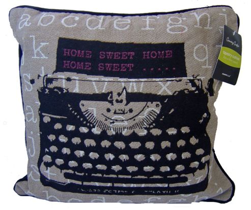 Image of Country Club Tapestry Scatter Cushion With Inner, Home Sweet Home