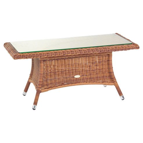 Image of Cozy Bay Panama Coffee Table With Glass