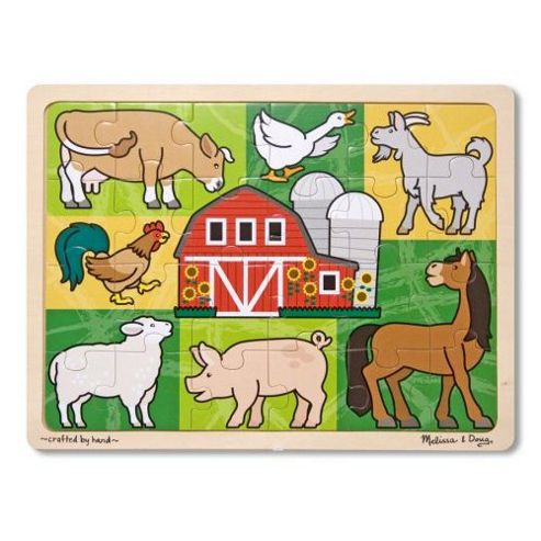 Image of Melissa & Doug Patchwork Farm Animal Jigsaw Puzzle