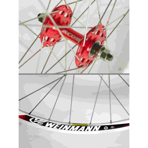 Image of Momentum Solo 700c Wheel, Red Front