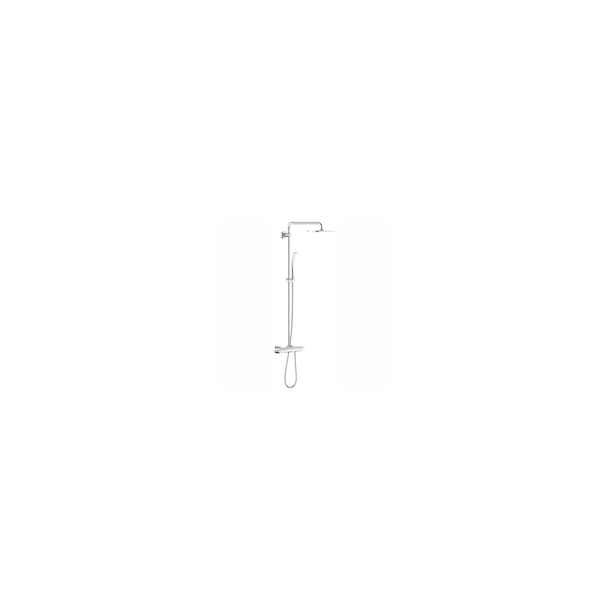 Grohe Rainshower 27472000 Bar Shower, Fixed Head, Curved Handset, Chrome at Tesco Direct