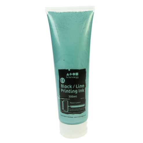 Image of Block Printing Ink Pearl Green 300 Ml