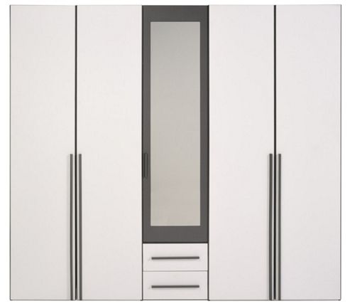 Image of Parisot Alix 5 Door Wardrobe