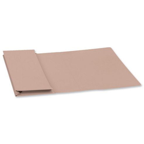 Image of Guildhall Document Wallet Full Flap 315gsm Capacity 35mm Foolscap Buff Ref Pw2-bufz [pack 50]