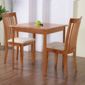 G&P Furniture Windsor House 3-Piece Derby Square Dining Set - Maple