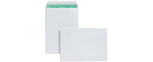 Image of Basildon Bond Envelopes Recycled Pocket Peel And Seal 100gsm C4 White Ref L80281 [pack 50]