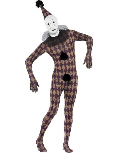 Image of Halloween Clown Second Skin Suit Extra Large