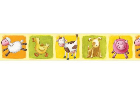 Image of Graham & Brown Kids Border Farm Wallpaper