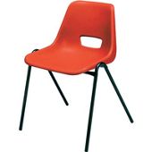 Jemini Stacking Chair Polypropylene Red