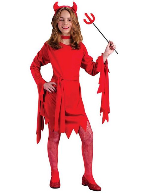 Image of Child Devil Girl Outfit