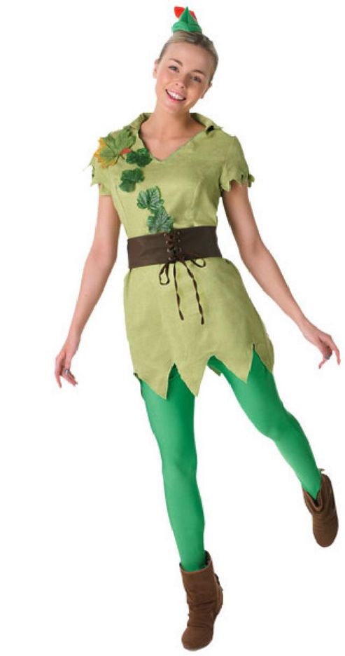 Image of Ladies Peter Pan - Adult Costume Size: 12-14