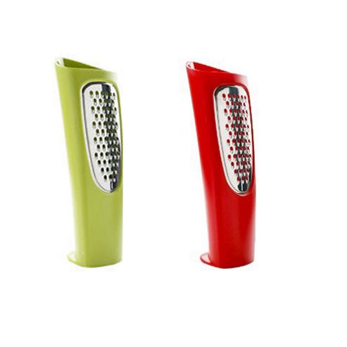 Image of Grate & Serve Tower Grater Mixed Colours Red, Green