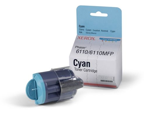 Image of Xerox Cyan Toner (1k) For Phaser 6110 (1,000 Yield)