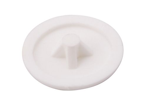 Image of Basic 004642 Push In Screw Caps White X20
