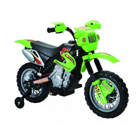 Image of Kids Dirt Bike Style Ride On Bike - Green