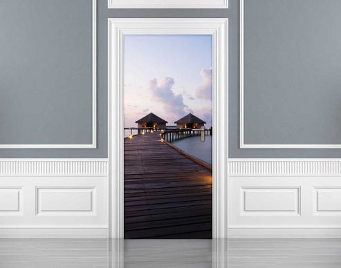 Image of 1wall Maldives Door Mural