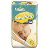 Pampers New Baby Size 1 (Newborn) Economy Pack 50
