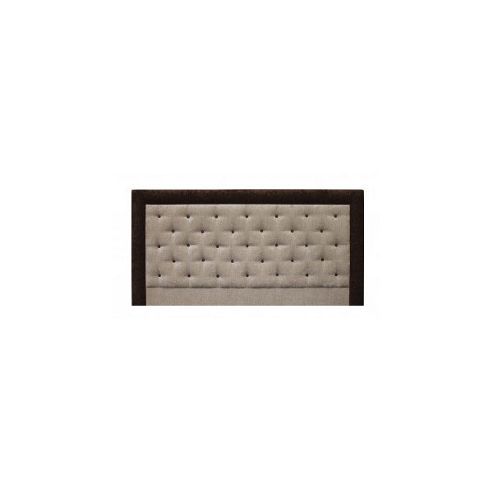 Image of Furmanac Majestic Upholstered Headboard - Suede Brown - Small Double