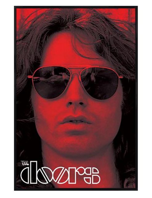 Image of The Doors Gloss Black Framed Jim Morrison Poster