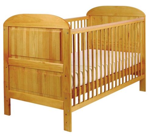 Image of East Coast Angelina Cot Bed, Antique Effect