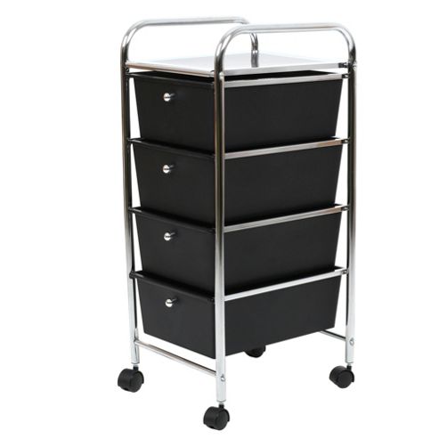 Image of Premier Housewares Four Tier Storage Unit - Black