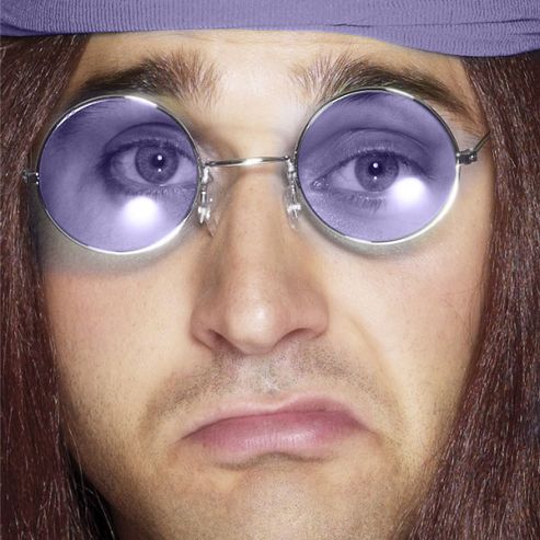 Image of Round Glasses - Purple