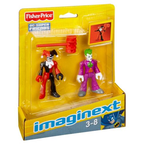 Image of Fisher Price Imaginext Dc Super Friends The Joker And Harley Quinn