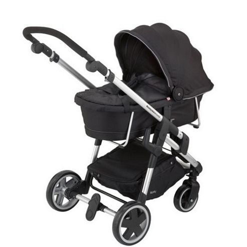 Image of Kiddy Click N Move 3 Carrycot (racing Black)