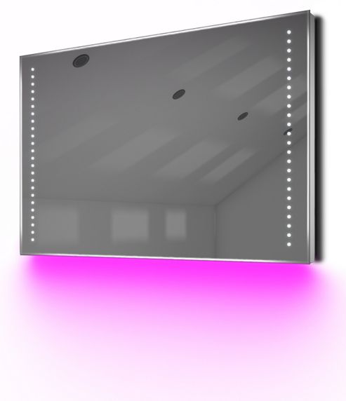 Image of Ambient Ultra-slim Led Bathroom Mirror With Demister Pad & Sensor K61p