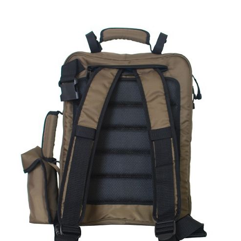Image of Diaper Dude Convertible Messenger Bag Olive/orange