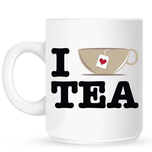 Image of I Love A Cup Of Tea 10oz Ceramic Mug