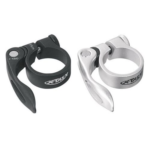 Image of 28.6mm Alloy Q/r Seat Clamp - Black