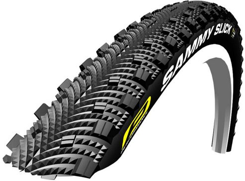 Image of Schwalbe Sammy Slick Performance Raceguard Dual Compound Folding Tyre 700 X 35mm In Black