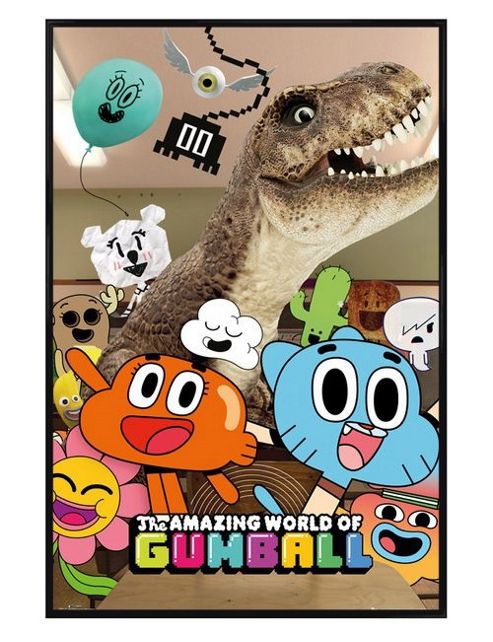 Image of Gloss Black Framed Gumball Poster