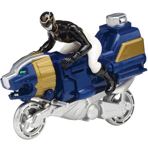 Image of Power Rangers Megaforce Sea Lion Zord Cycle With Black Ranger