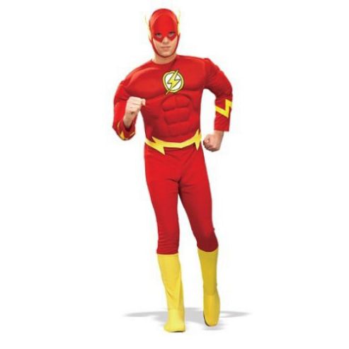Image of Rubie's Fancy Dress - The Flash Costume - Adult X-large - Fits 44-46in Uk Jacket Size