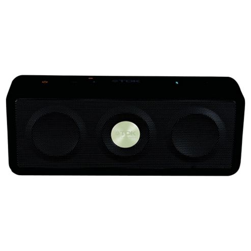 Image of Tdk A33 Splashproof Bluetooth Stereo Speaker Black