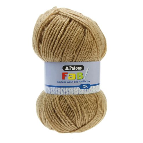 Image of Patons Fab Dk Yarn 100g - Camel