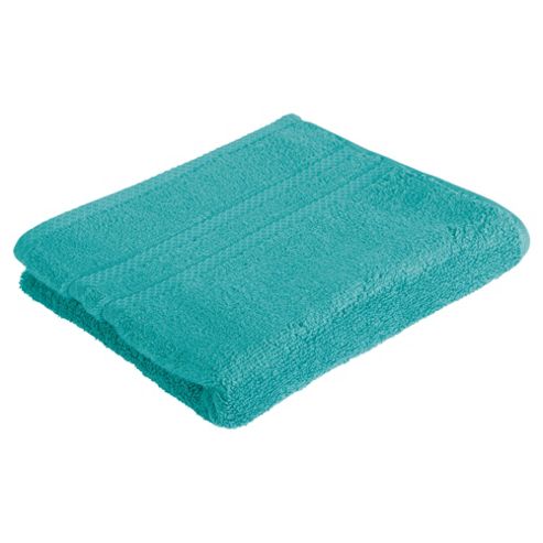 Image of Tesco 100% Combed Cotton Face Cloth - Aqua