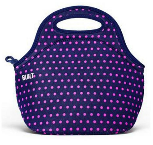 Image of Built Ny Gourmet Getaway Mini Lunch Tote, Mini Dot Navy