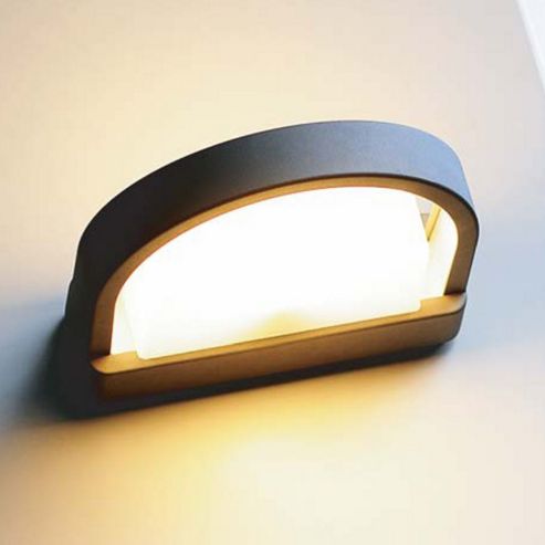 Image of Lutec Origo Wall Light In Graphite